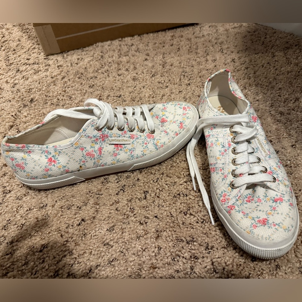 NWOT Love Shack Fancy X Superga Sneakers